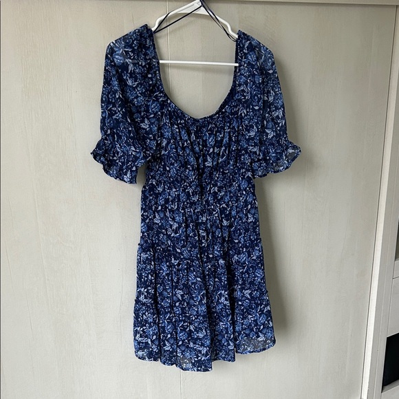 Blue Rain Dresses & Skirts - Blue Rain Floral Blue Dress